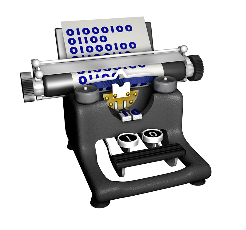 digitale Schreibmaschine