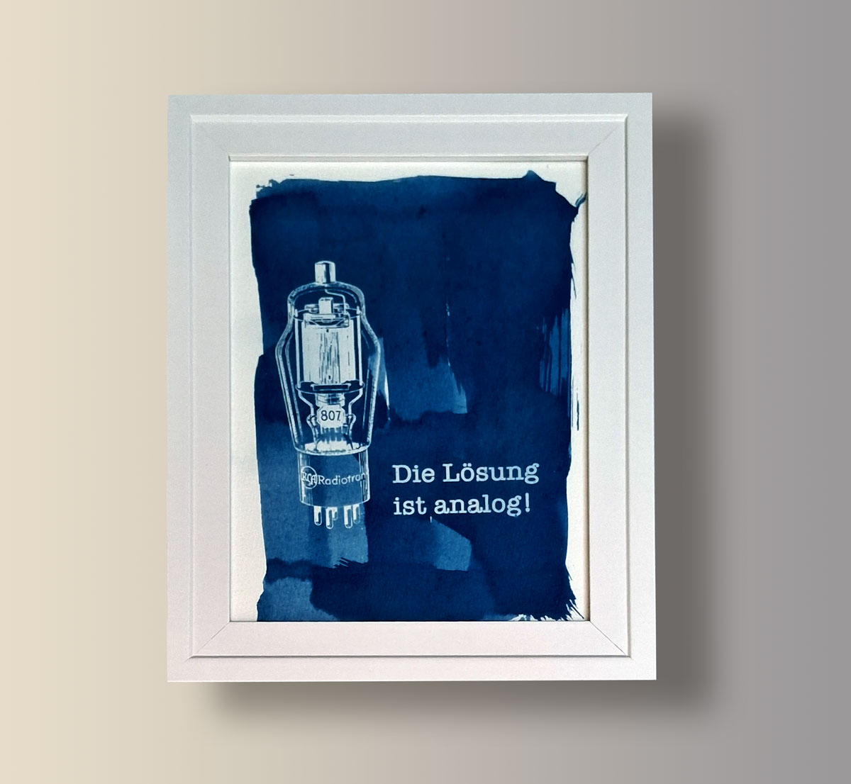 die Lösung ist analog